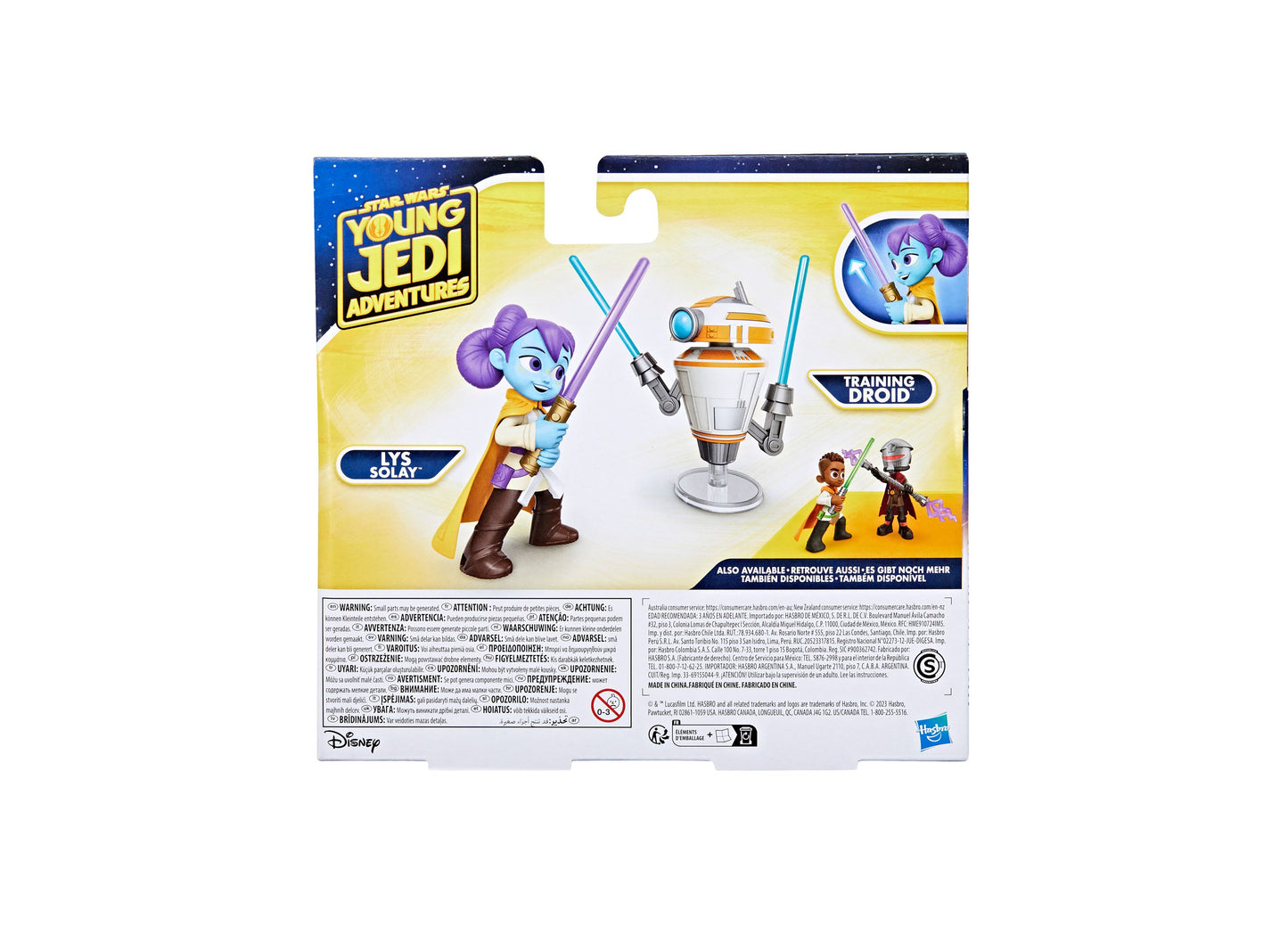 Hasbro Star Wars Young Jedi Adventures: Lys Solay & Training Droid Action Figures