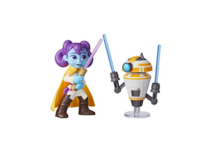 Hasbro Star Wars Young Jedi Adventures: Lys Solay & Training Droid Action Figures