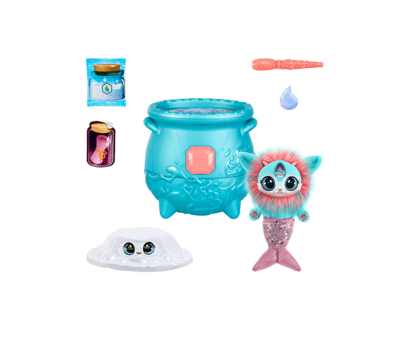 Magic Mixies Magical Gem Surprise Cauldron Series 3, Water-Themed Blind Pack