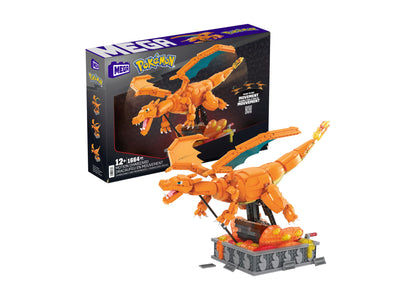 MEGA Pokemon Charizard Motion Tech Building Kit (1663 Pieces) - Collector's Edition