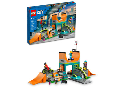 LEGO® My City 60364 Street Skate Park Toy Building Set with Minifigures