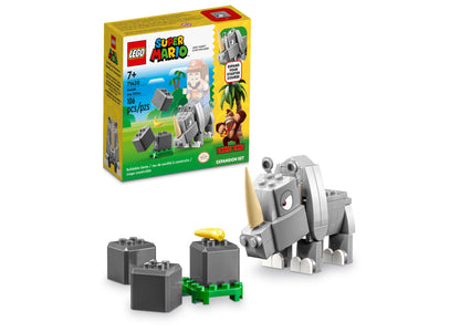 LEGO Super Mario Rambi the Rhino 106-Piece Expansion Set - Interactive Play