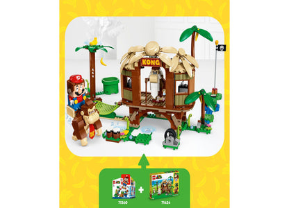 LEGO® Super Mario 71424 Donkey Kong's Tree House Expansion Toy Building Set with Donkey Kong & Cranky Kong Minifigures