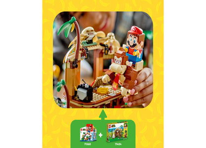 LEGO® Super Mario 71424 Donkey Kong's Tree House Expansion Toy Building Set with Donkey Kong & Cranky Kong Minifigures