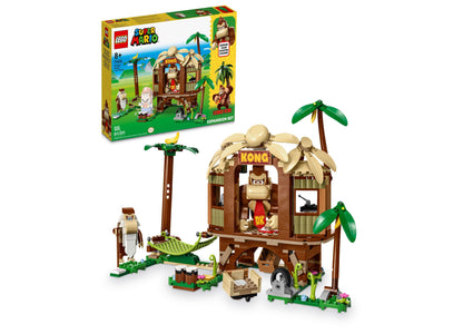 LEGO® Super Mario 71424 Donkey Kong's Tree House Expansion Toy Building Set with Donkey Kong & Cranky Kong Minifigures