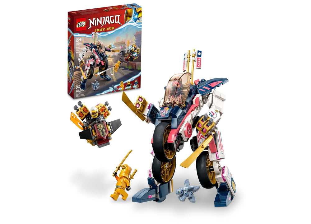 LEGO® Ninjago 71792 Sora's Transforming Mech Bike Racer Toy Building Set