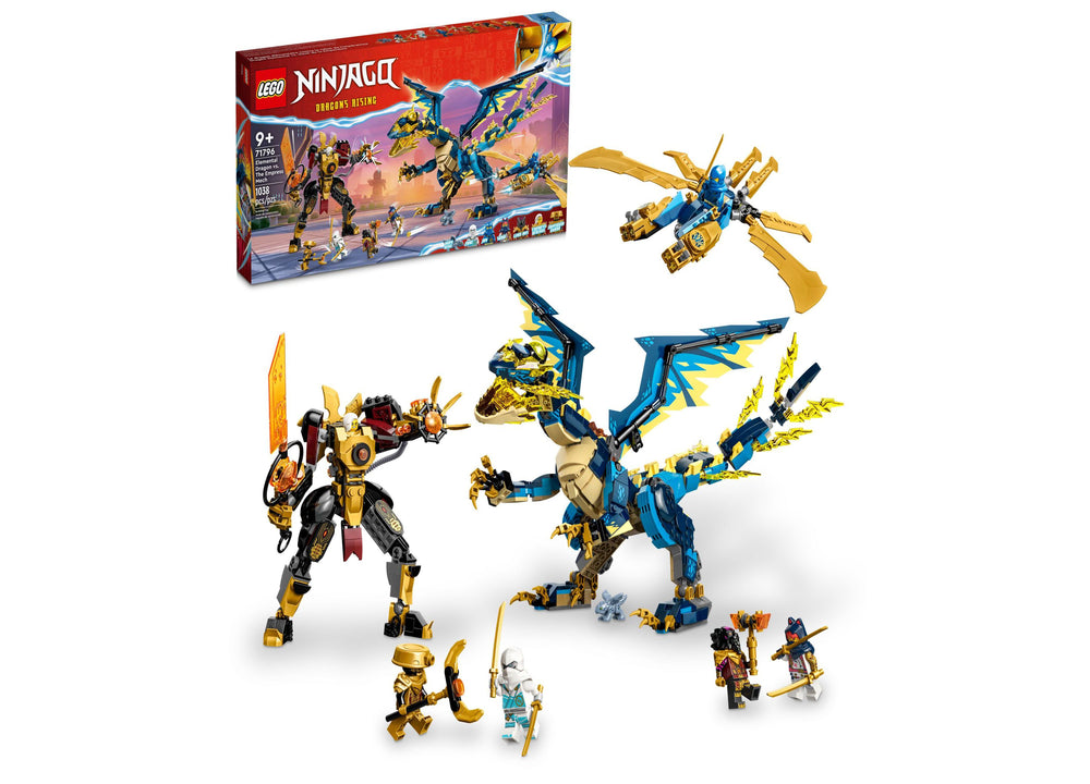 LEGO Ninjago 1038-Piece Elemental Dragon vs. The Empress Mech Building Set