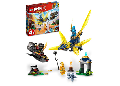 LEGO Ninjago 157-Piece Nya and Arin's Baby Dragon Battle Set