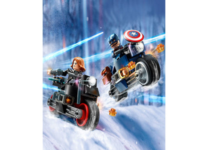 LEGO® Super Heroes Marvel 76260 Black Widow & Captain America Motorcycles Toy Building Set