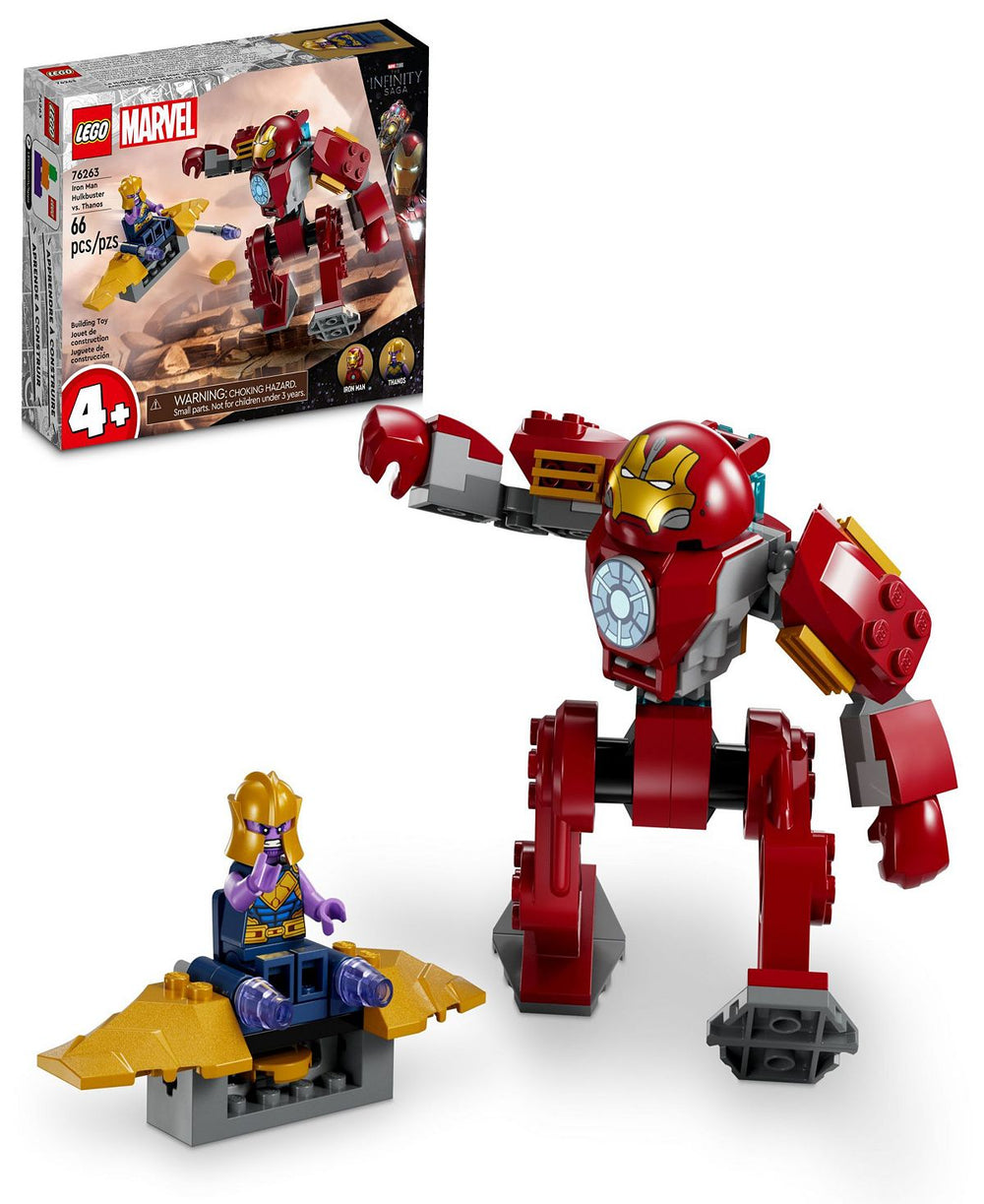 LEGO® Super Heroes Marvel 76263 Iron Man Hulkbuster vs. Thanos Toy Building Set