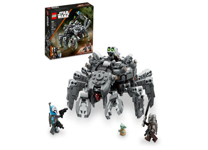 LEGO® Star Wars 75361 Spider Tank Toy Building Set with Mandalorian, Bo-Katan Kryze, and Grogu Minifigures