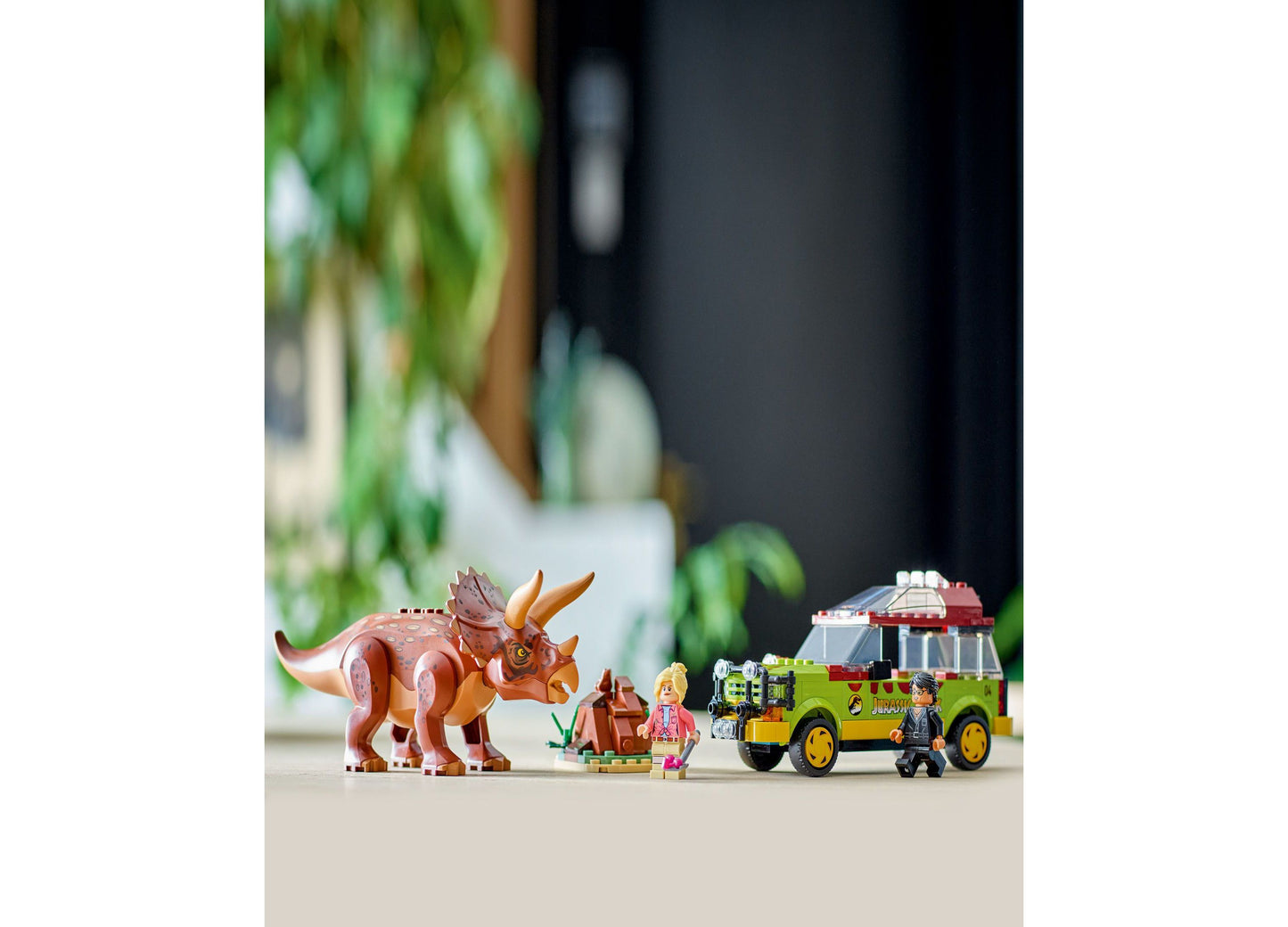 LEGO® Jurassic World 76959 Triceratops Research Toy Building Set with Ian Malcolm and Dr. Ellie Sattler Minifigures