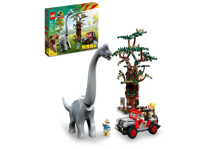 LEGO Jurassic World 76960 Brachiosaurus Discovery Set with Iconic Minifigures