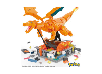 MEGA Pokemon Charizard Motion Tech Building Kit (1663 Pieces) - Collector's Edition