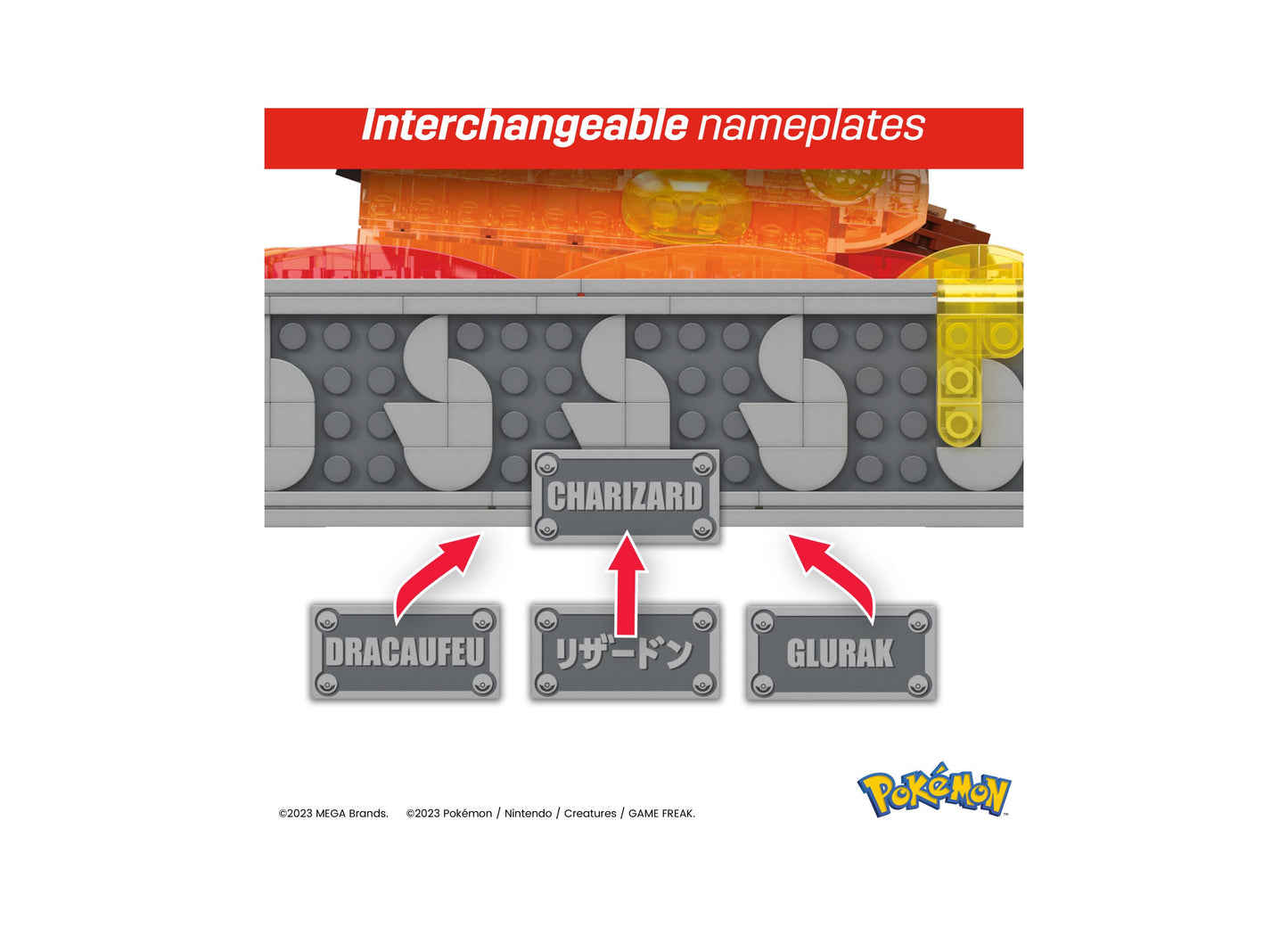 MEGA Pokemon Charizard Motion Tech Building Kit (1663 Pieces) - Collector's Edition