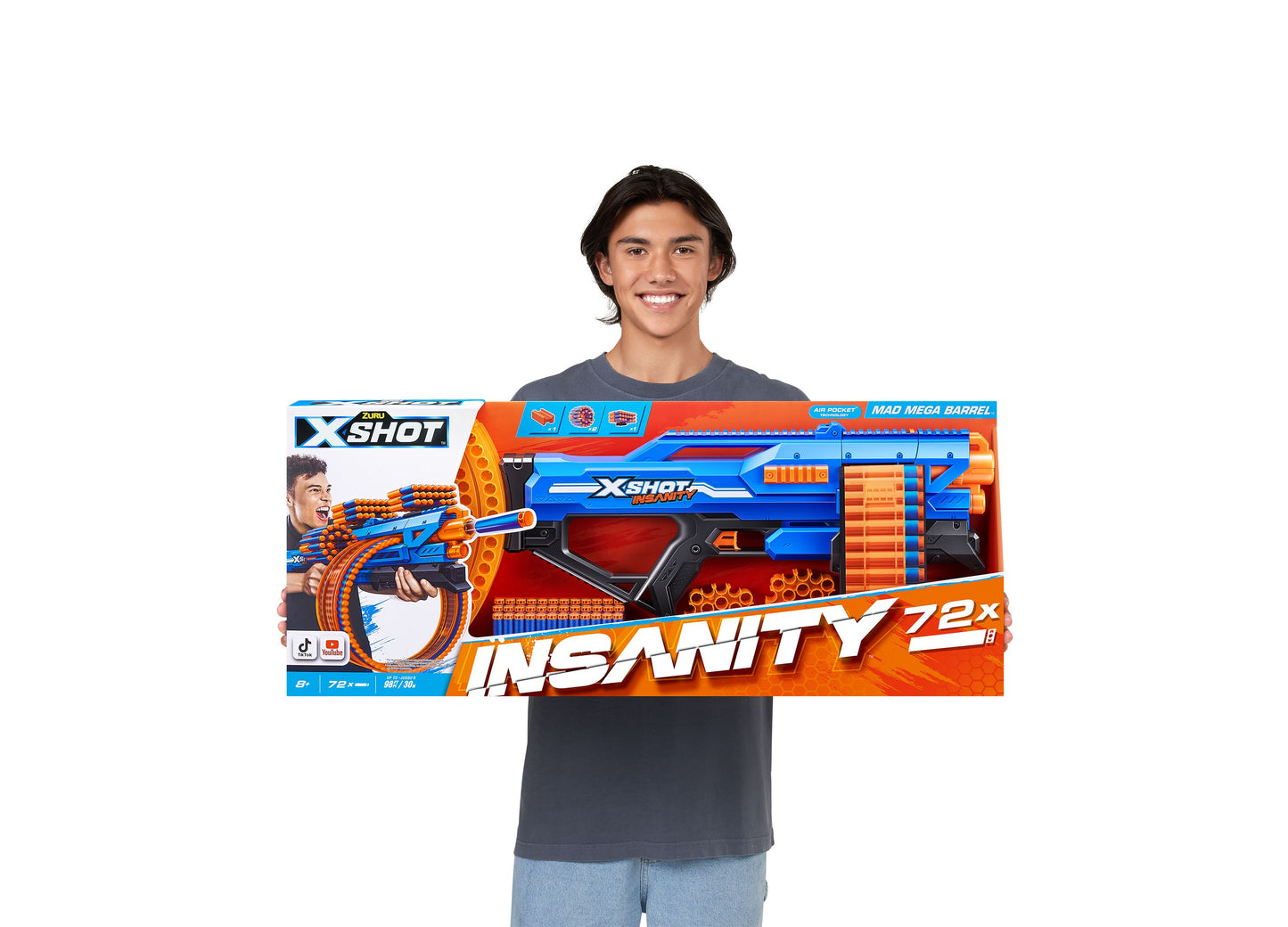 X-Shot Insanity Series 1 Mad Mega Barrel Blaster