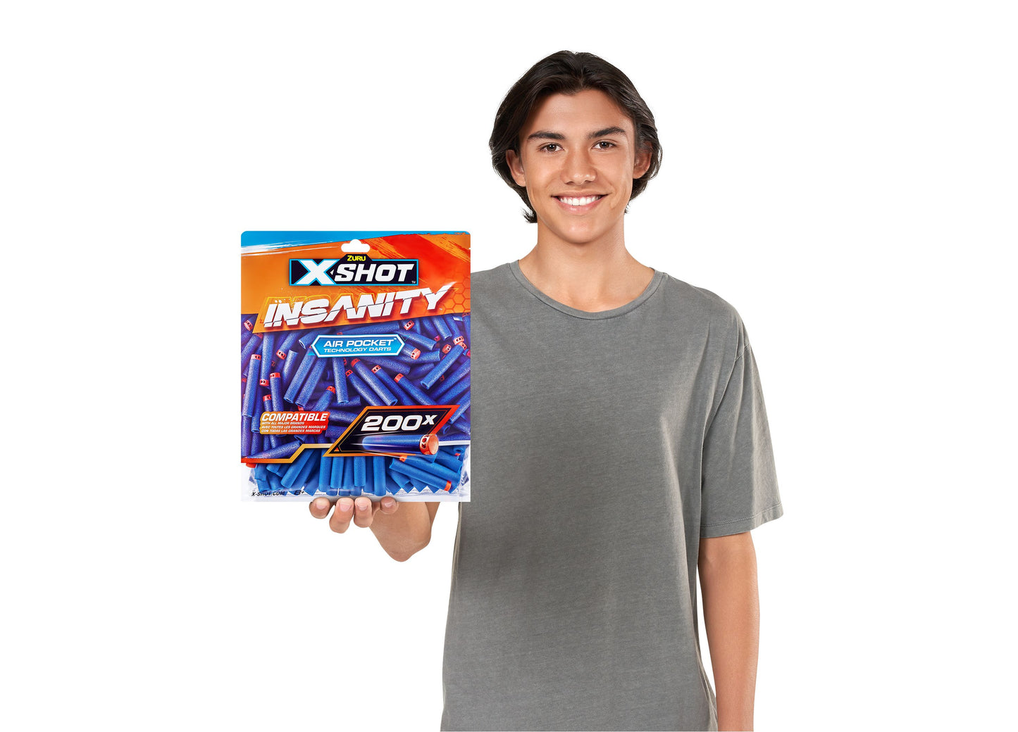 X-Shot Zuru Insanity 200-Pack High-Performance Dart Refills