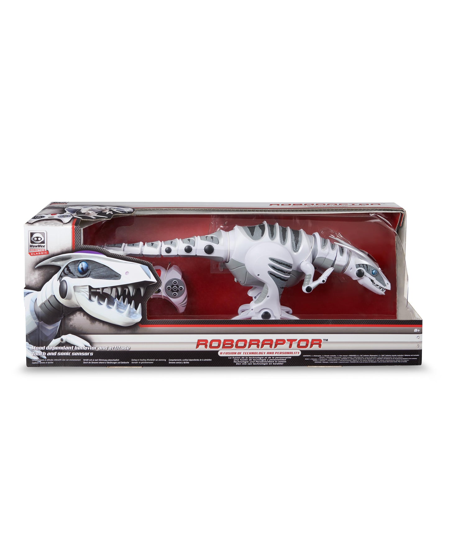 WowWee Roboraptor X - Interactive Robotic Dinosaur with Remote Control