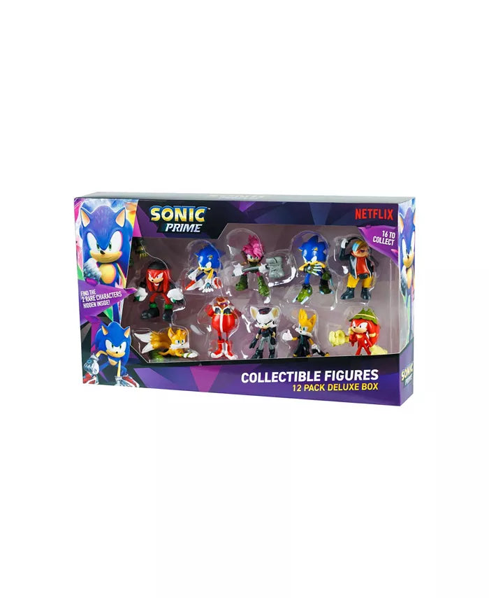 Sonic Prime 2.5" Collectible Action Figures - 12 Pack Deluxe Box