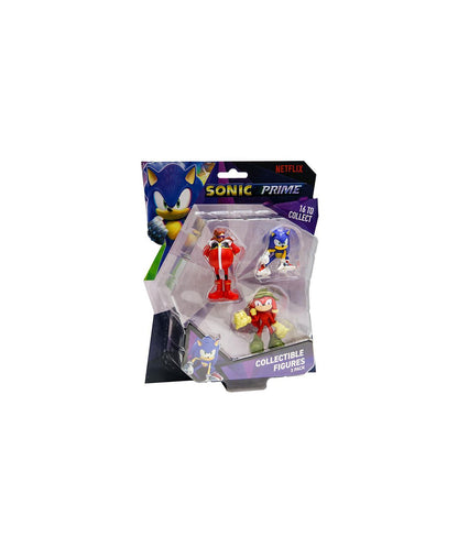 Sonic Prime 2.5" Collectible Action Figures 3-Pack Blister Set