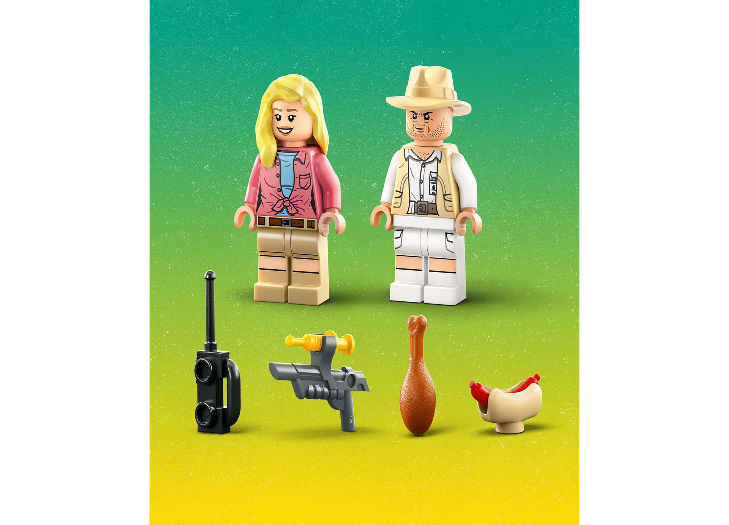 LEGO® Jurassic World 76957 Velociraptor Escape Toy Building Set with Dr. Ellie Sattler and Robert Muldoon Minifigures