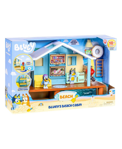 Bluey's Beach Cabin Playset - Interactive Adventure Set