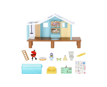 Bluey's Beach Cabin Playset - Interactive Adventure Set