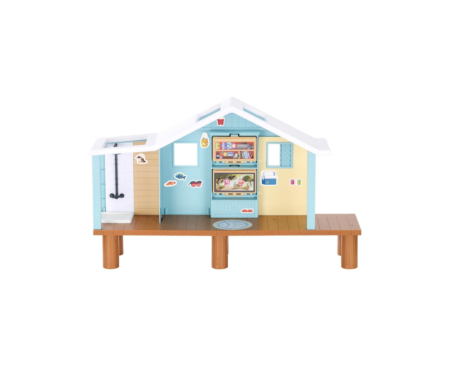 Bluey's Beach Cabin Playset - Interactive Adventure Set