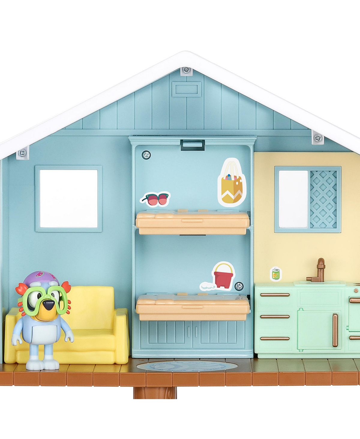 Bluey's Beach Cabin Playset - Interactive Adventure Set