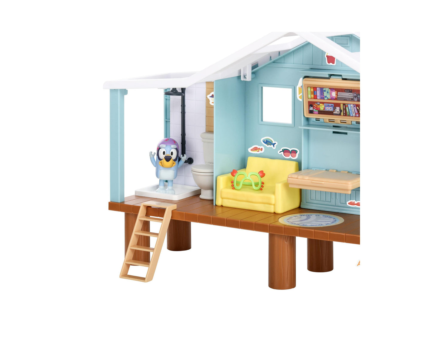 Bluey's Beach Cabin Playset - Interactive Adventure Set