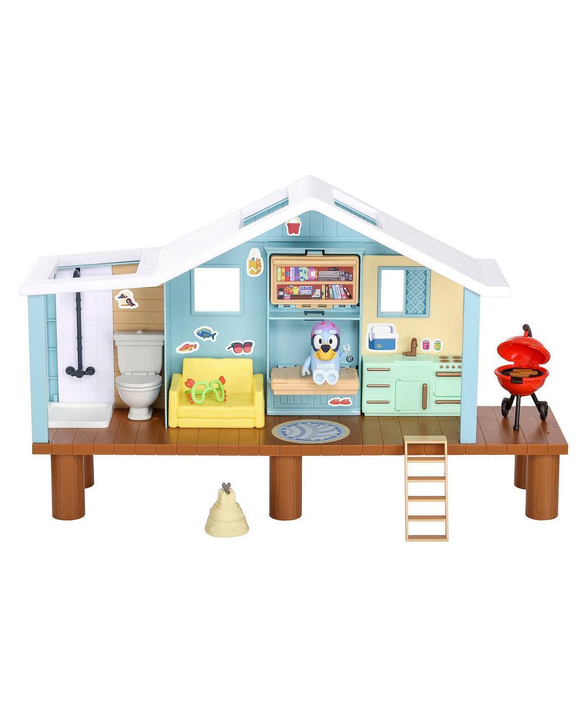 Bluey's Beach Cabin Playset - Interactive Adventure Set