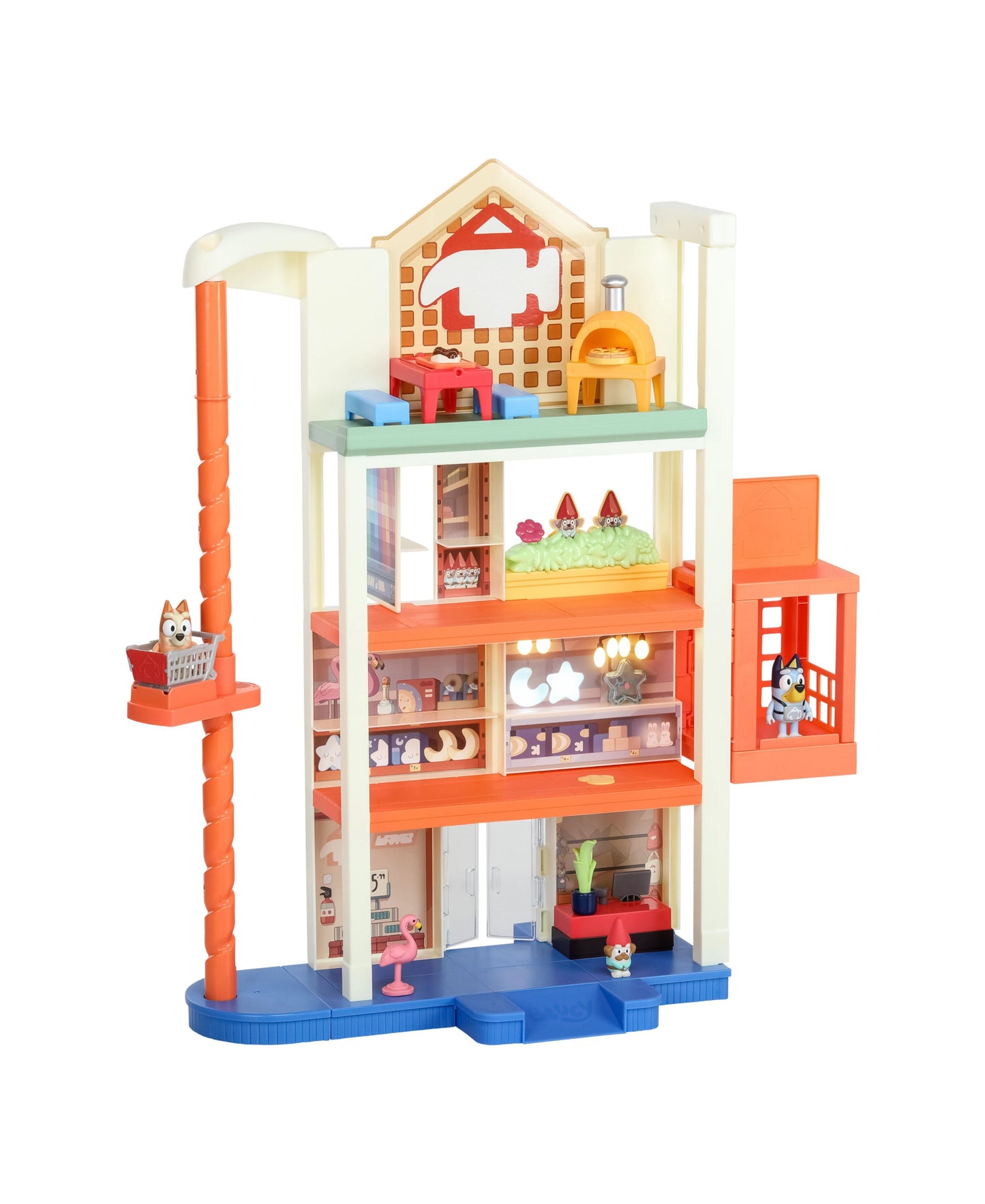 Bluey Hammerbarn Shopping Center Play Set - Interactive Toy