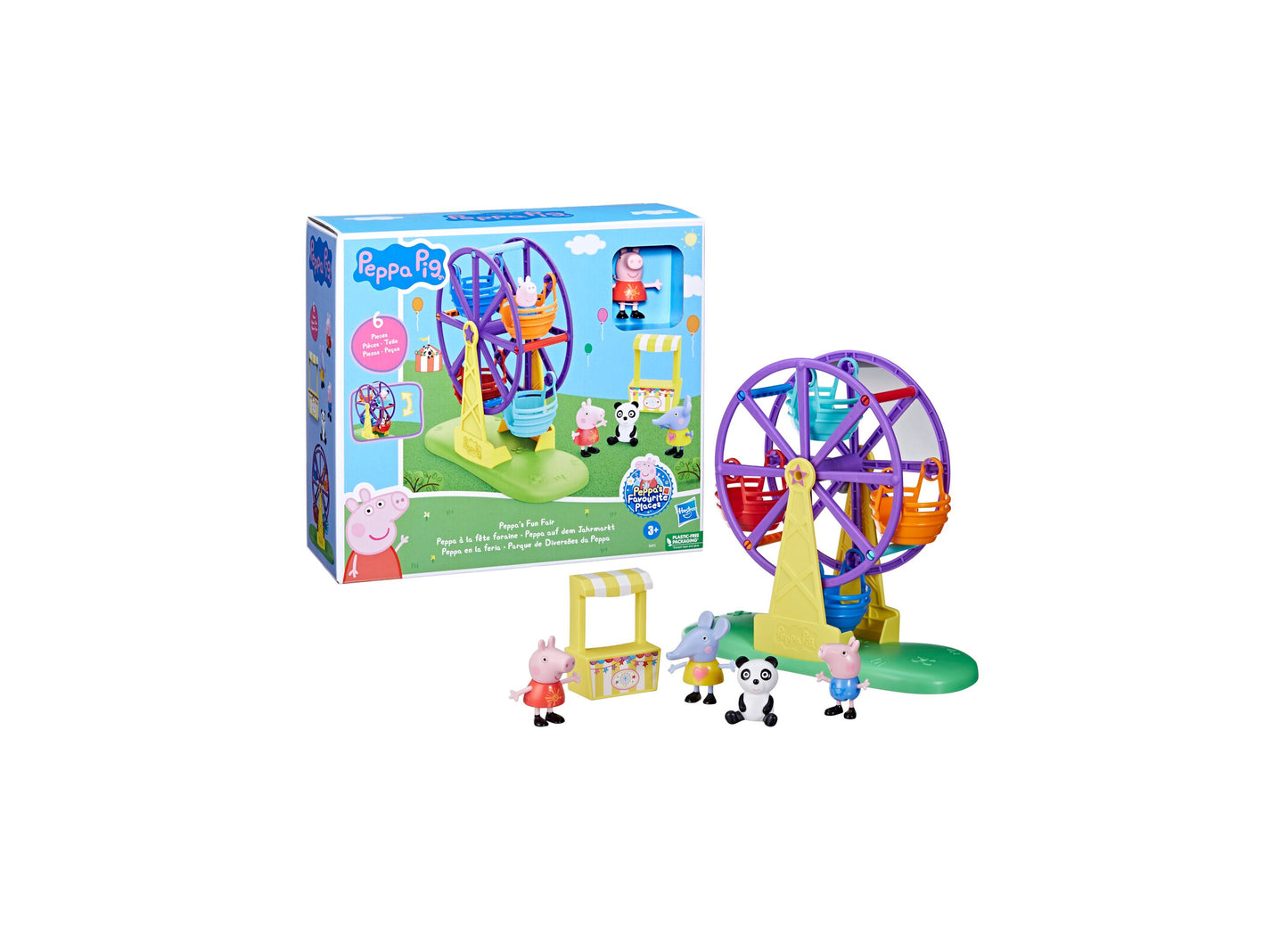 Peppa Pig Peppa's Fun Fair Playset with Spinning Ferris Wheel