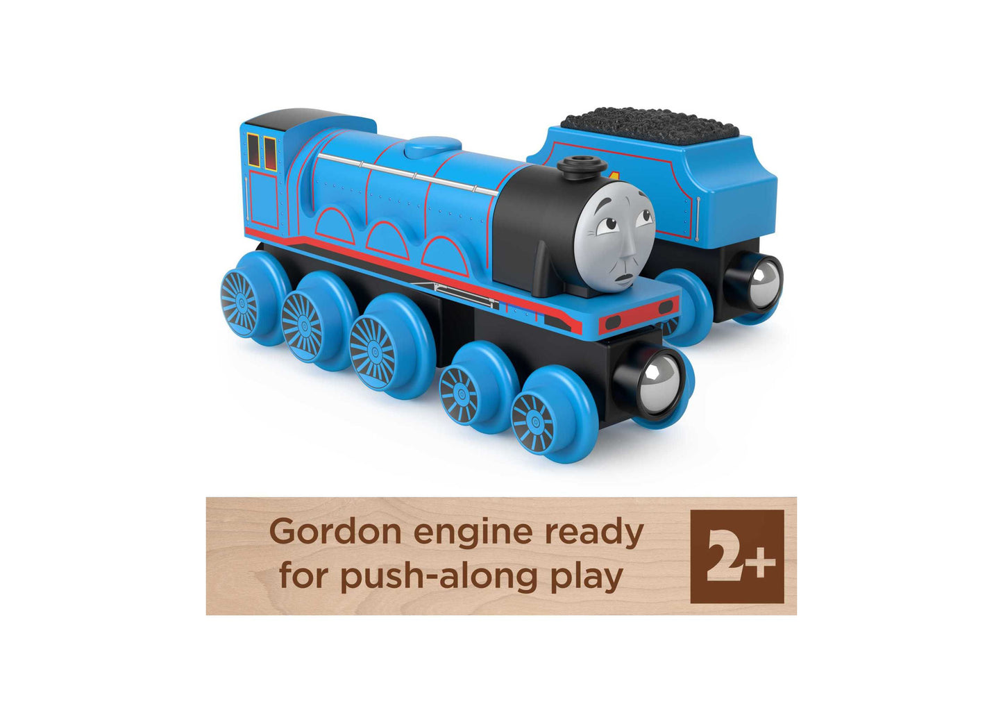 Fisher-Price Thomas & Friends Wooden Railway Gordon Engine with Coal-Car