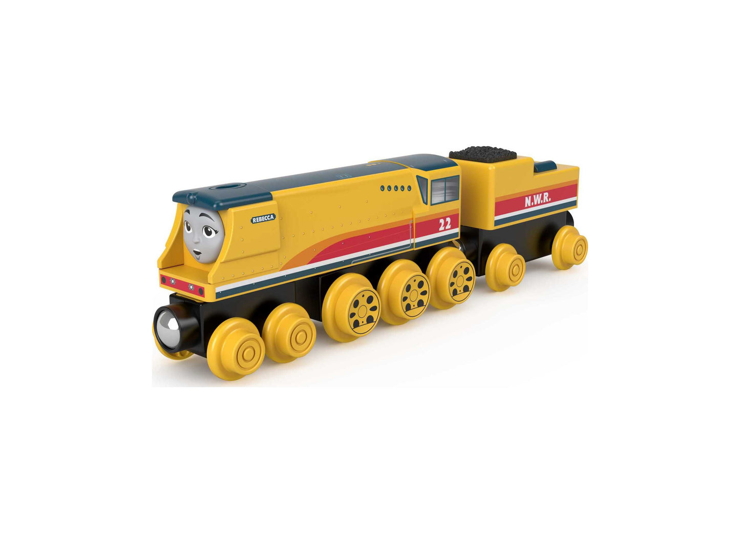 Fisher-Price Thomas & Friends Wooden Railway - Rebecca Engine with Coal-Car