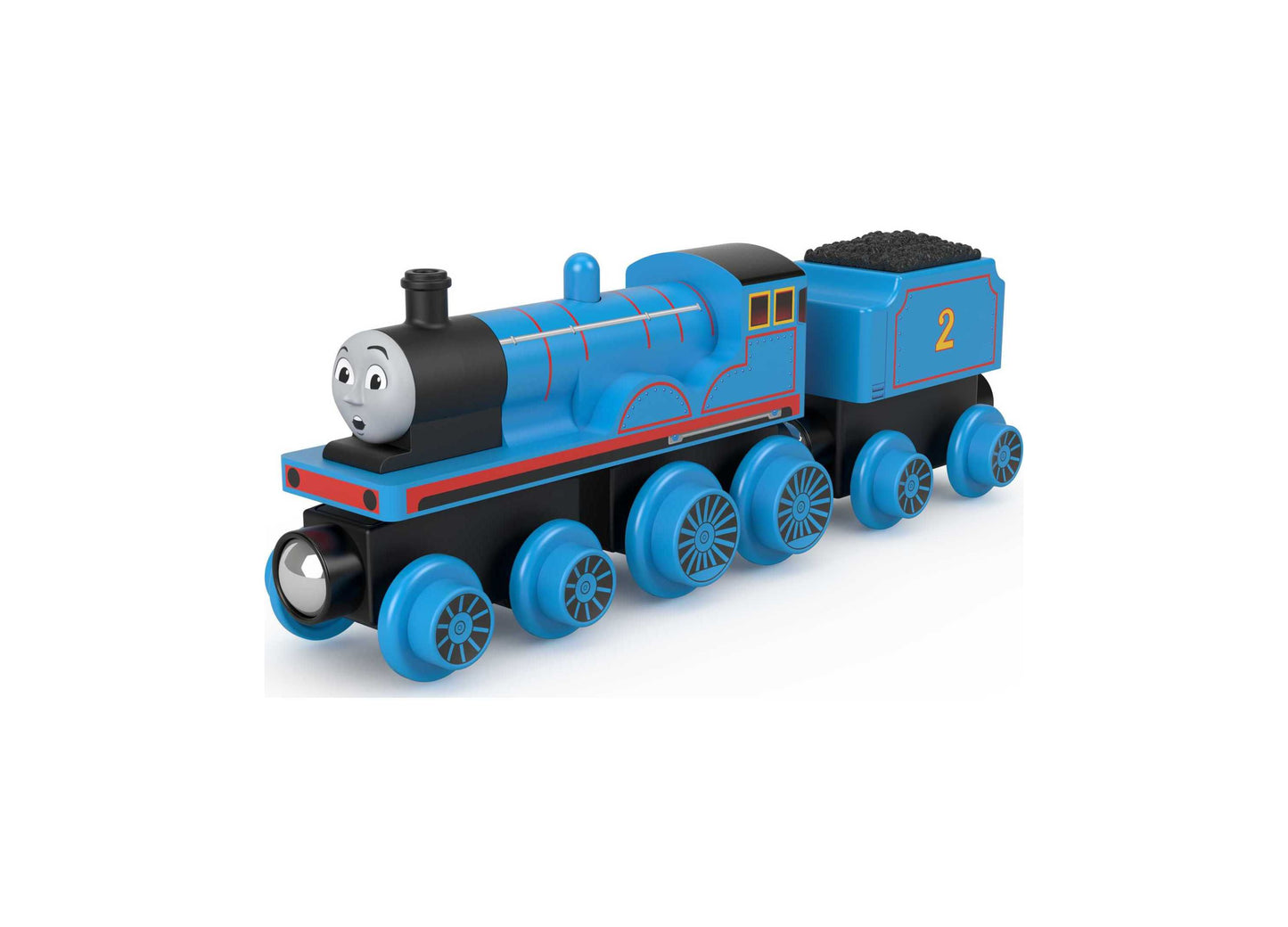 Fisher-Price Thomas & Friends Wooden Railway Edward Engine with Coal-Car