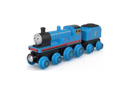 Fisher-Price Thomas & Friends Wooden Railway Edward Engine with Coal-Car