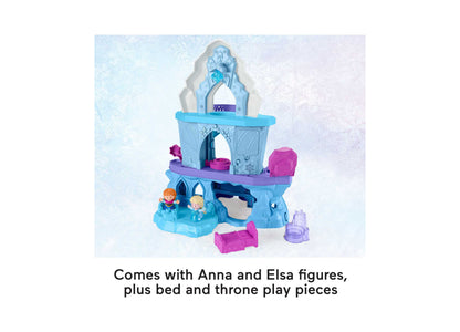 Fisher-Price Disney Frozen Little People Elsa‚Äôs Enchanted Lights Palace Playset