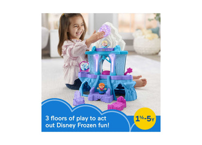 Fisher-Price Disney Frozen Little People Elsa‚Äôs Enchanted Lights Palace Playset