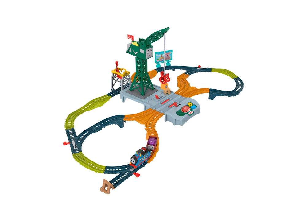 Fisher-Price Thomas & Friends Talking Cranky Delivery Train Set