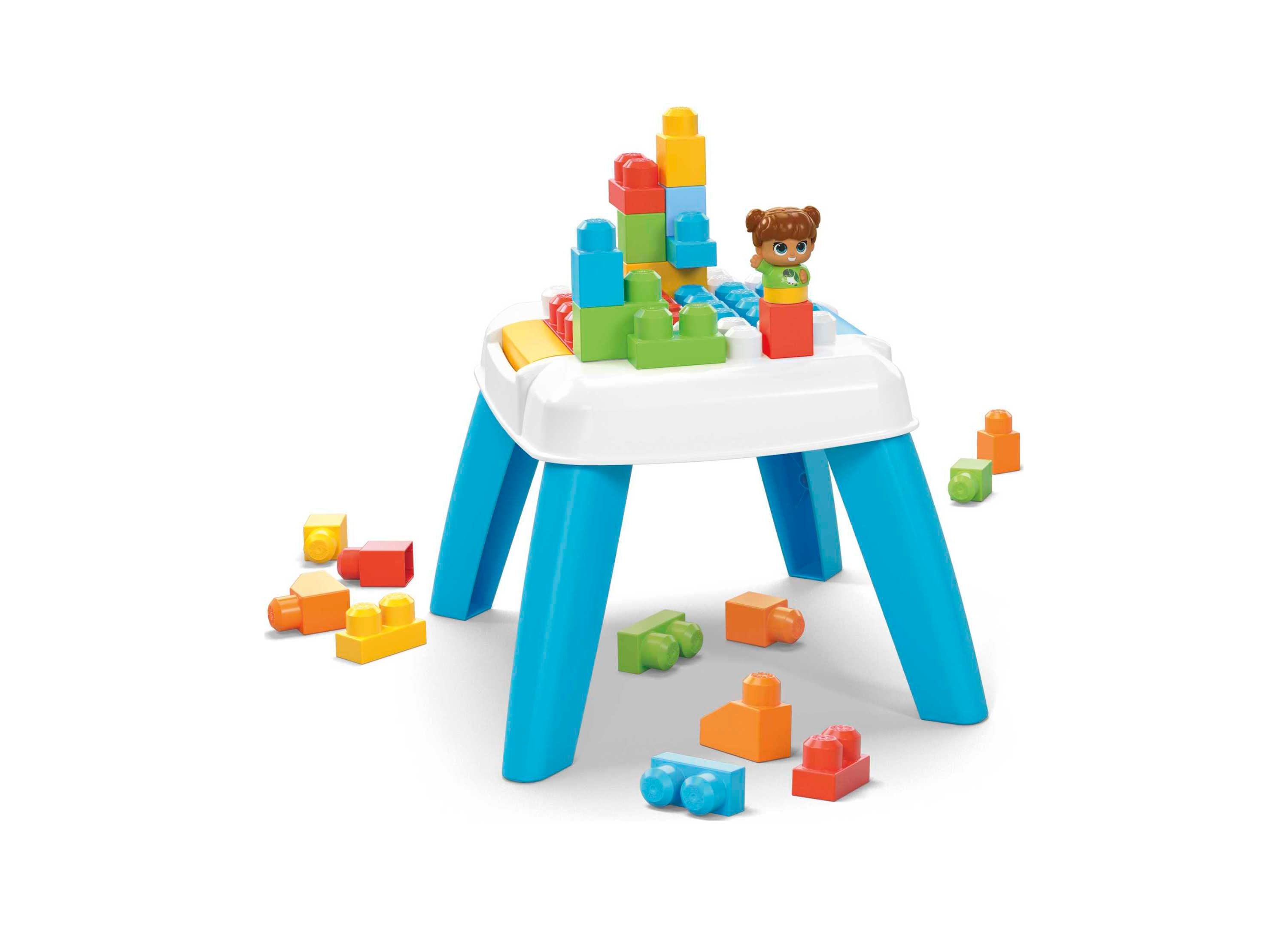 MEGA BLOKS 25 Piece Build n Tumble Table with Interactive Features Toys R Us