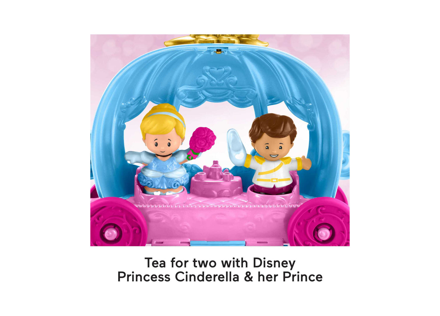 Fisher-Price Little People Disney Princess Cinderella's Dancing Carriage Playset