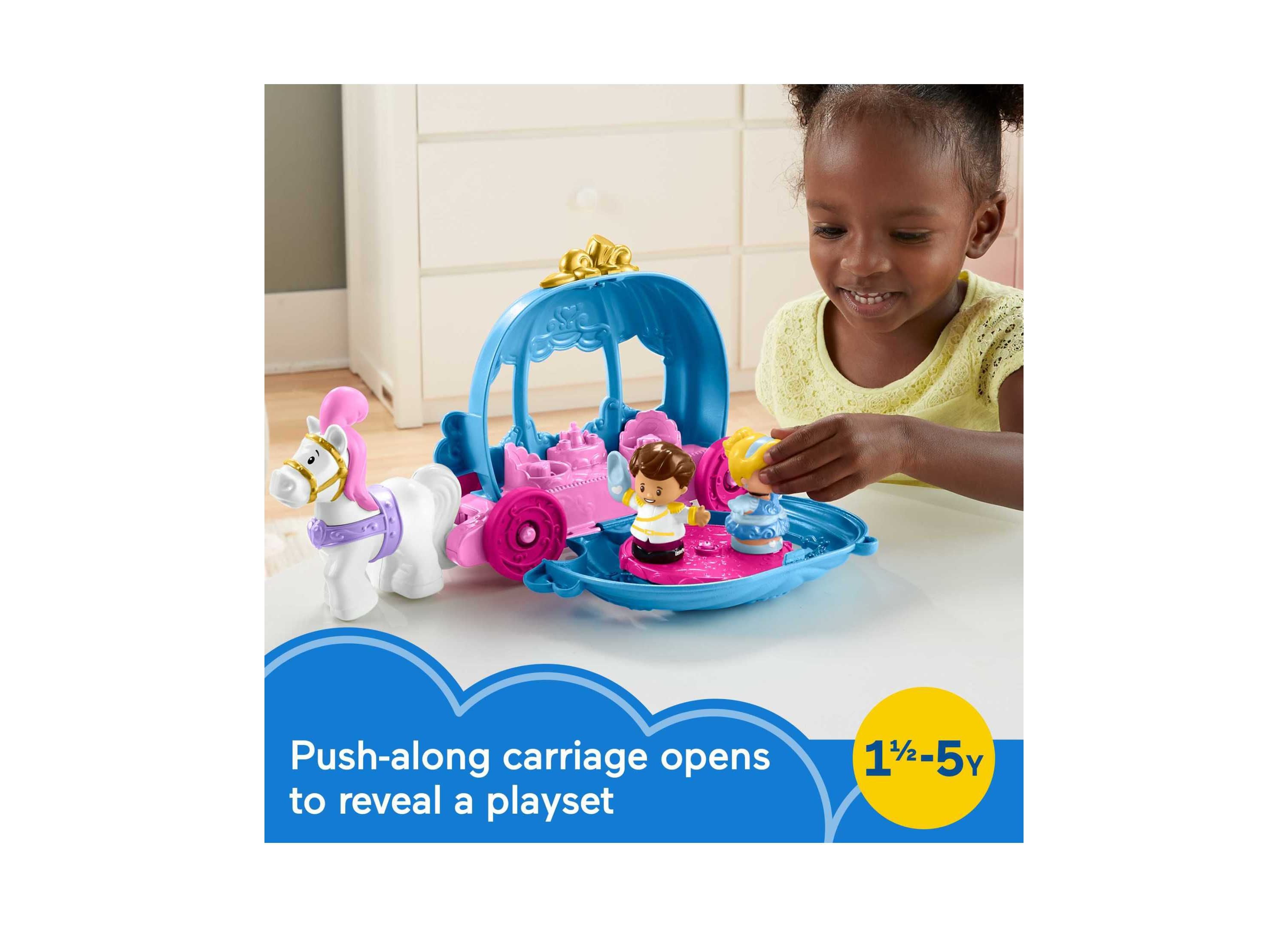 Fisher-Price Little People outlets Disney Princess Magical Palace/Carriage