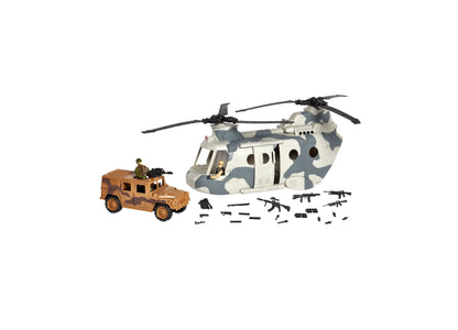 True Heroes Helicopter Transporter Playset with Lights and Sounds - Toys R Us Exclusive