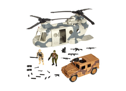 True Heroes Helicopter Transporter Playset with Lights and Sounds - Toys R Us Exclusive