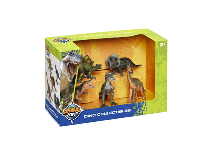 Toys R Us Animal Zone Dino Collectibles 5-Pack - Detailed Prehistoric Figures