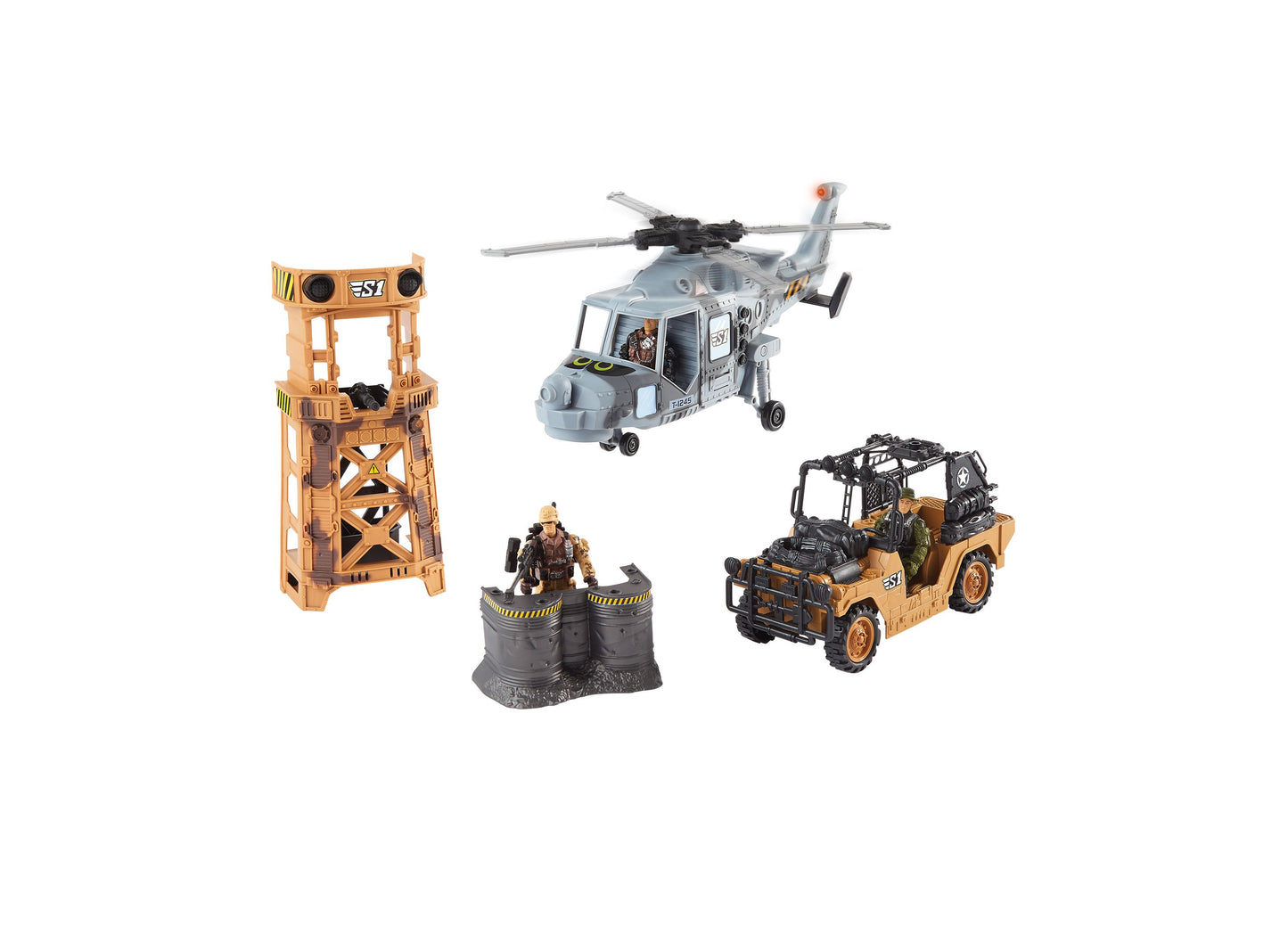 True Heroes Military-Inspired Playset with Tower and Vehicles - Toys R Us Exclusive