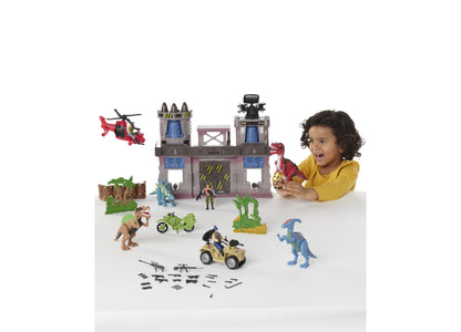 Toys R Us Animal Zone Dino Fortress Playset with Light and Sound Effects