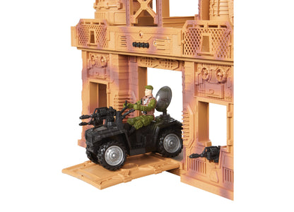 True Heroes Deluxe Military-Inspired Base Playset with Vehicles and Figures