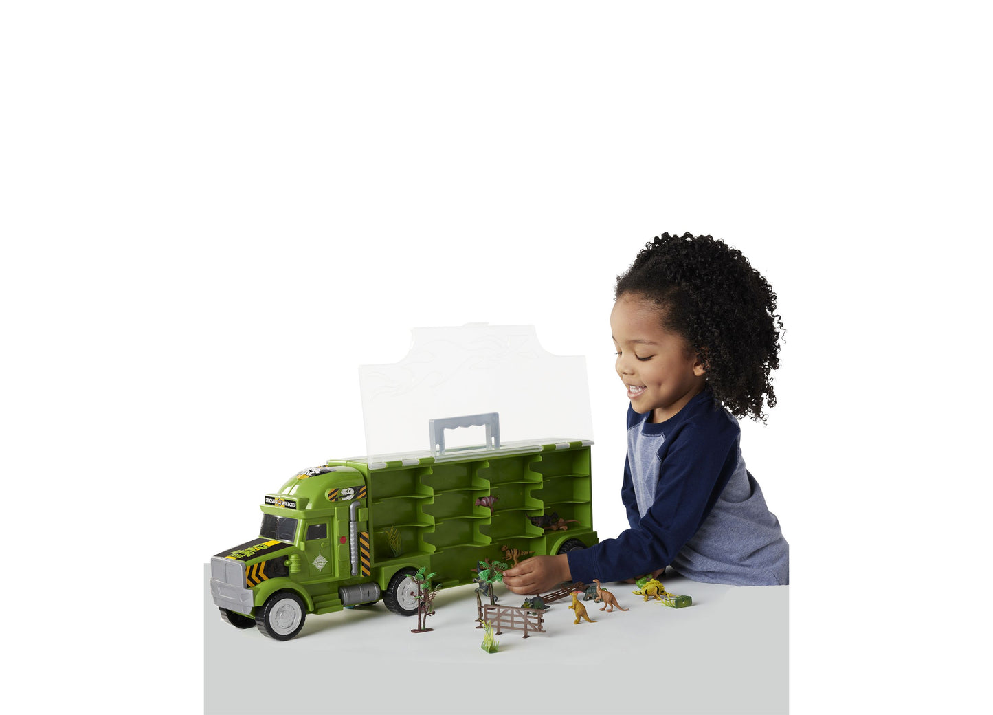 Toys R Us Animal Zone Dino Transport Truck Playset - Green